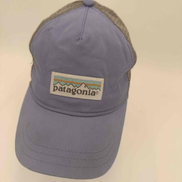 Patagonia Lavender Unisex Logo Patch Adjustable Strap Mesh Hat One Size - Picture 2 of 9